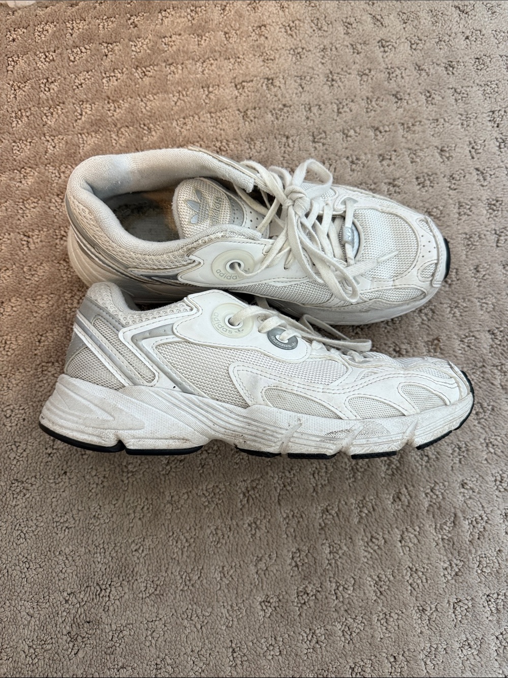 adidas White Athletic Sneakers